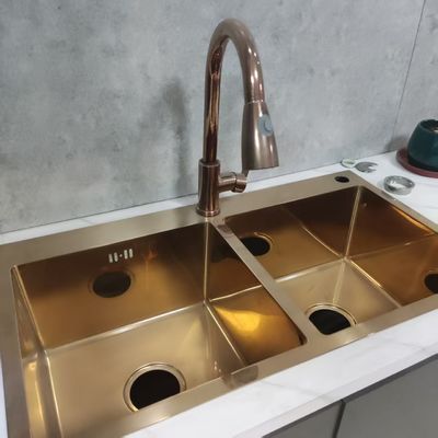 Prezzo buono Lavabo in acciaio inossidabile personalizzabile per uso commerciale e domestico in linea
