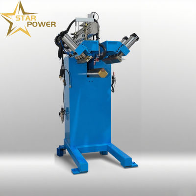 Prezzo buono Macchina di saldatura a rotolo per angolo CNC con arrotondamento regolabile R2-R8mm per porte e finestre in acciaio inossidabile e saldatura ad angolo ad alta precisione in linea