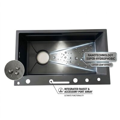 Prezzo buono 33 Inch Undermount Double Bowl Kitchen Sink 50/50 SUS304 18 Gauge with Bottom Grids in linea