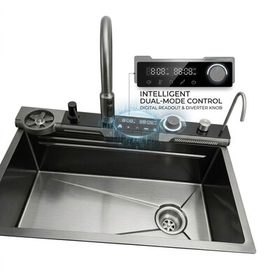 Prezzo buono 32 Inch Undermount Double Bowl Kitchen Sink 50/50 SUS304 16 Gauge with Bottom Grids in linea