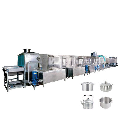 Prezzo buono La fabbrica elettrica di pulizia della macchina della lavatrice industriale, linea di produzione di alluminio delle pentole ha fornito lo SpA in linea