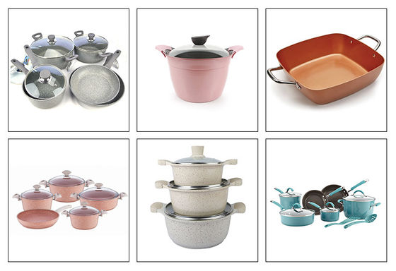 Linea di produzione di alluminio delle pentole della pentola del vaso della pressofusione linea di produzione di spruzzatura forgiata del rivestimento delle pentole