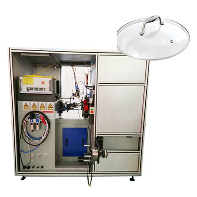 Prezzo buono linea di produzione delle pentole 380V per il coperchio di vetro Ring Welding d'acciaio in linea
