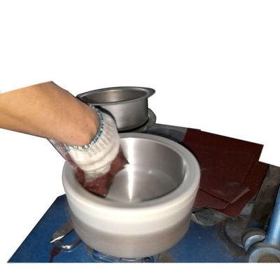 Vaso manuale di rivestimento del raso che fa alta precisione della macchina con il servo sistema