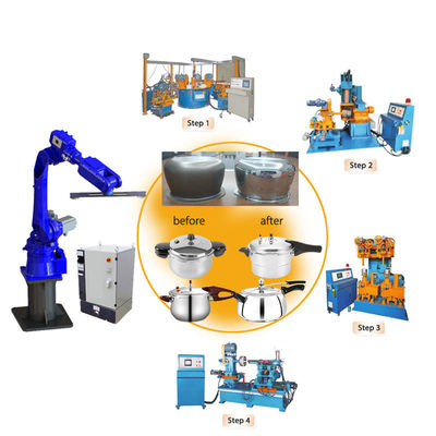 levigatrice automatica 220V per lucidatura interna delle pentole