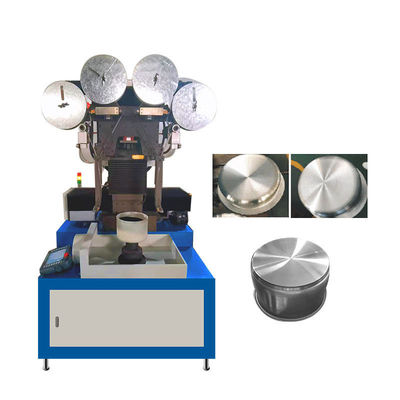 Prezzo buono Levigatrice di alluminio automatica del vaso per l'insabbiamento della cinghia delle pentole in linea