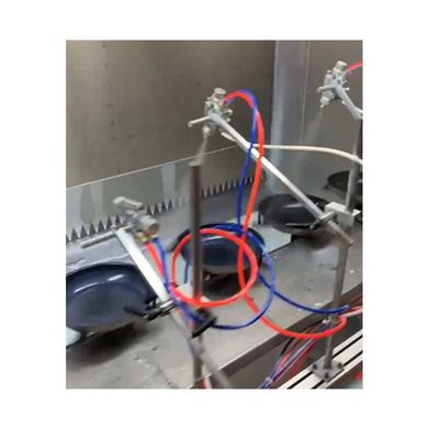 Prezzo buono La macchina automatica industriale della verniciatura a spruzzo per l'iso di produzione delle pentole ha certificato in linea