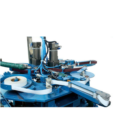 Prezzo buono Macchine per la levigatura di lucidatura automatica Materiale metallico all'interno della macchina per la levigatura Adsorbimento a vuoto con doppia testa per utensili da cucina in linea