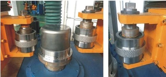 Macchina per la riempimento in rilievo a doppia stazione CNC ad alta velocità 2 stazioni per utensili da cucina esterni