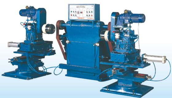 Levigatrice esterna per il tipo lucidatore automatico del disco della copertura del metallo/copertura delle pentole della copertura degli stazioni multiple