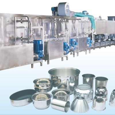 Linea di lavaggio metallo ad alta velocità 265kw 2,5t/h