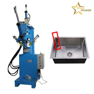 Prezzo buono Macchine CNC per lavandino di cucina saldatura automatica R angolo lavandino artigianale in linea