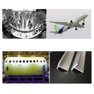 Profili di alluminio avanzati per l'aviazione Fabbrica di apparecchiature per la stampa idraulica