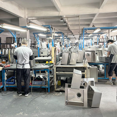 Universale 201/304 Linea di produzione manuale di lavandini da cucina in acciaio inossidabile