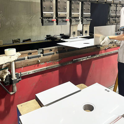 Sistemi di controllo avanzati 201 e 316L Macchine di piegatura CNC in acciaio inossidabile a doppio grado per lavandini fatti a mano