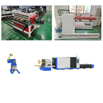 Macchina di taglio laser a bobina metallica ad alta precisione ad alta efficienza completamente automatica