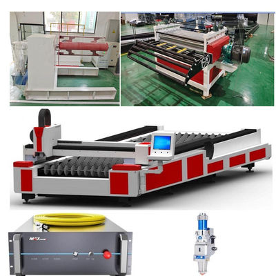 Set completo automatico di apparecchiature di taglio laser multifunzionale per bobine in acciaio inossidabile e diverse bobine metalliche
