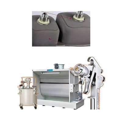 Macchina automatica per la verniciatura di lastre di acciaio per la superficie artigianale del lavandino