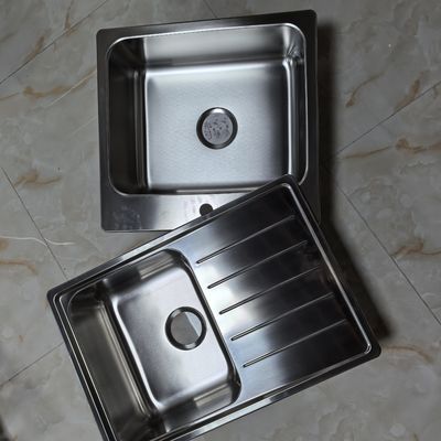 Pulito Nano rivestito in acciaio inossidabile 304 lavandino sottostante in acciaio inossidabile lavandino doppio vaschino grandi vasi lavandino cucina macchina