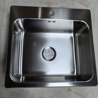 Prezzo buono Pulito Nano rivestito in acciaio inossidabile 304 lavandino sottostante in acciaio inossidabile lavandino doppio vaschino grandi vasi lavandino cucina macchina in linea