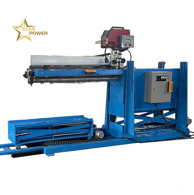 Prezzo buono La macchina di saldatura a cucitura retta CNC con funzionamento regolabile e stabile viene utilizzata per la saldatura a poppa di varie cuciture rette di lamiere metalliche in linea