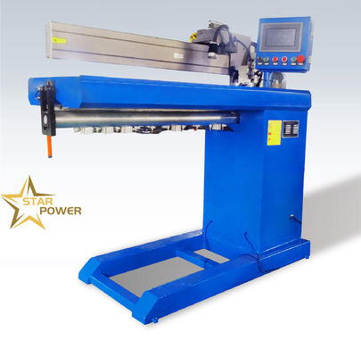 La macchina di saldatura a cucitura retta CNC con funzionamento regolabile e stabile viene utilizzata per la saldatura a poppa di varie cuciture rette di lamiere metalliche