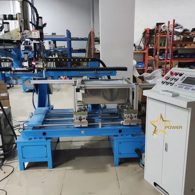 Linea di produzione di saldatura di pozzi in acciaio inossidabile macchina di saldatura a piano CNC