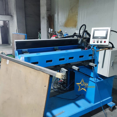 Alta efficienza grande PLC acciaio inossidabile metallo a cucitura retta macchina di saldatura