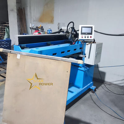 Alta efficienza grande PLC acciaio inossidabile metallo a cucitura retta macchina di saldatura