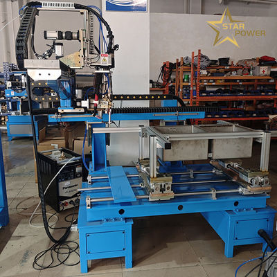 Grandi macchine di saldatura CNC ad alta efficienza per la saldatura di pannelli in acciaio inossidabile