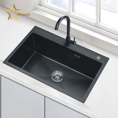 Cucina domestica Lavabo a mano in acciaio inossidabile di alta qualità personalizzato