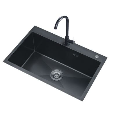 Prezzo buono Cucina in acciaio inossidabile lavandino a mano grande lavandino singolo personalizzato in linea