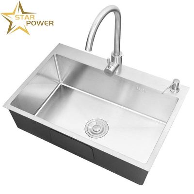 Lavabo a mano in acciaio inossidabile per cucina