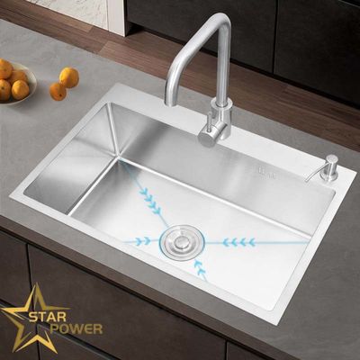 Lavabo a mano in acciaio inossidabile per cucina