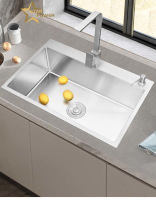 Sciacquone in acciaio inossidabile facile da pulire per cucine domestiche