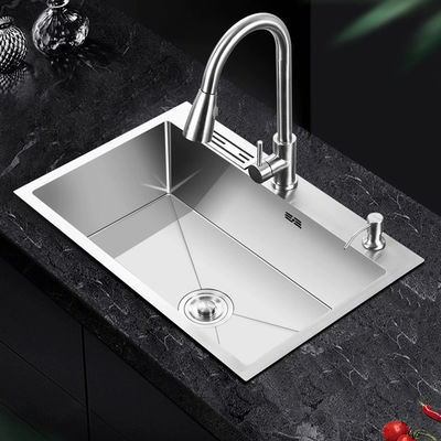 Lavello di cucina personalizzato Acciaio inossidabile lavandino fatto a mano di alta qualità
