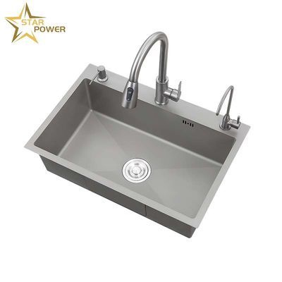 Lavabo personalizzato lavandino da cucina a mano lavandino in acciaio inossidabile lavandino