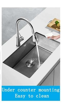 Lavabo a mano levigato Lavabo da cucina in acciaio inossidabile