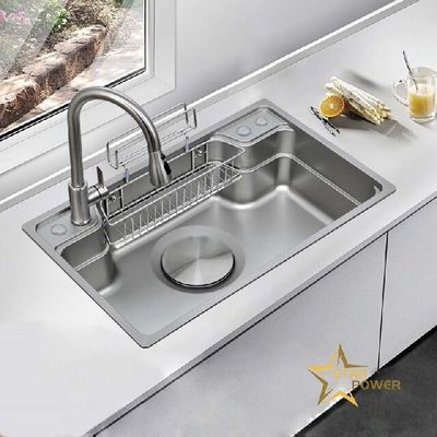 304 Lavabo in acciaio inossidabile Lavabo artigianale durevole