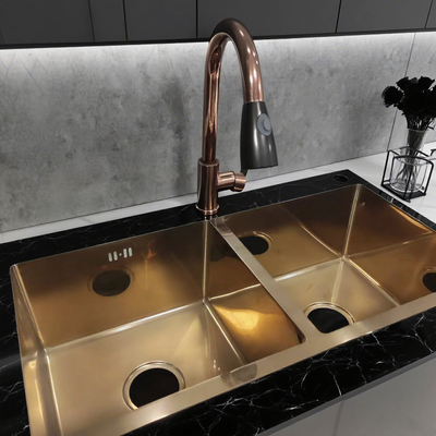Lavabo in acciaio inossidabile personalizzabile per uso commerciale e domestico