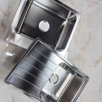 Prezzo buono Set di lavelli da cucina allungati in acciaio inossidabile 304 (18/8) per uso alimentare compatibili con montaggio sottopiano e superiore Dimensioni personalizzabili | Disponibile calibro in acciaio personalizzato | Profondità lavabo personalizzata disponibile | Resistente alla ruggine e alla corrosione in linea