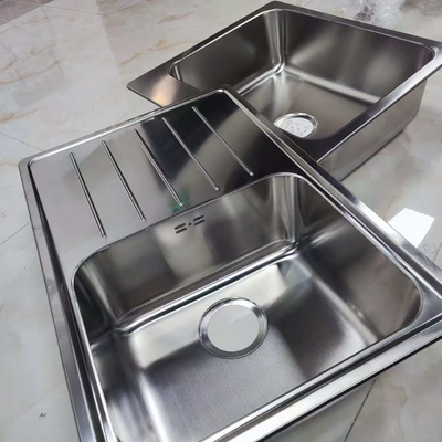 304 Acciaio inossidabile cucino stretched set lavandino dimensioni personalizzabili