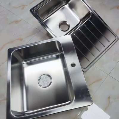 304 Acciaio inossidabile Single Bowl Cucina Lavabo Sotto monte Superiore Monte