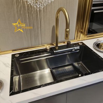 Prezzo buono Submount & Top Mount Compatibile Acciaio Inossidabile Doppio Bowl Cucina Lavabo 11kg con Partiglia Grigio. in linea