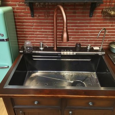 Prezzo buono Lavello da cucina a doppio vasca in acciaio inossidabile compatibile con montaggio sottotop e top 11 kg | Profondità vasca personalizzabile disponibile | Spessore acciaio personalizzabile disponibile in linea