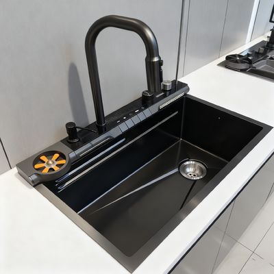 Lavello da cucina multifunzionale in acciaio inossidabile ad alte prestazioni con dimensioni personalizzabili