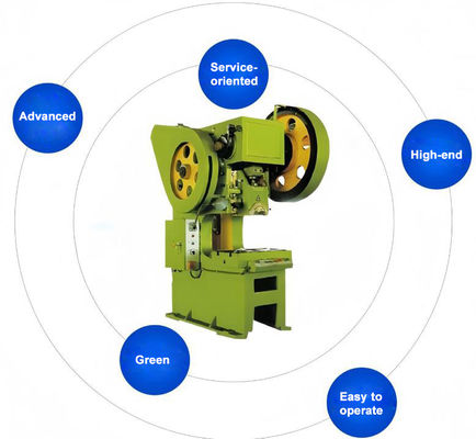 Pressa di punzonatura in acciaio CNC industriale da 160T con pressione nominale di 400KN e colpo di scivolo di 100MM