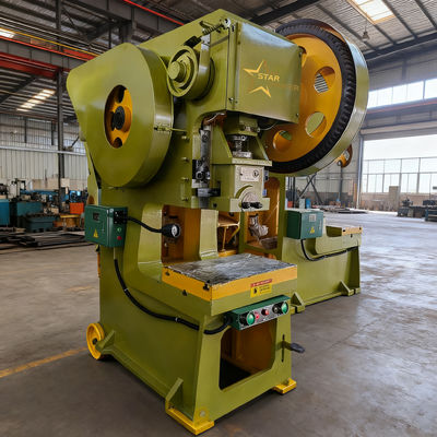Prezzo buono Pressa punzonatrice meccanica serie J23 da 250 tonnellate con pressione nominale di 400KN per foratura di fori metallici in linea
