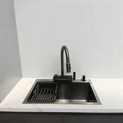 Prezzo buono Lavandino da cucina di lusso in acciaio inossidabile 316 con profondità di scodella 250-300 mm e pannello ispessito da 1,8-2,0 mm in linea