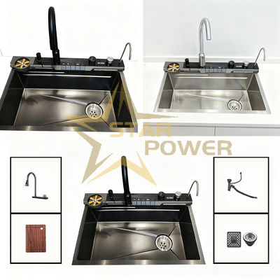 Lavandino da cucina artigianale extra spessa 4.0mm 304/316 in acciaio inossidabile